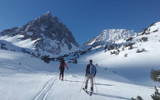 Skiing in Lech, Arlberg, Austria
