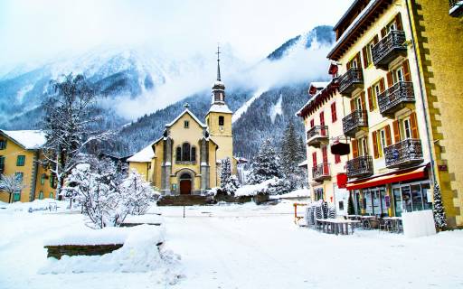 A ski vacation travel to Mont Blanc