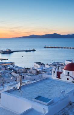 Greece, Aegean Islands, Mykonos, Kounoupas