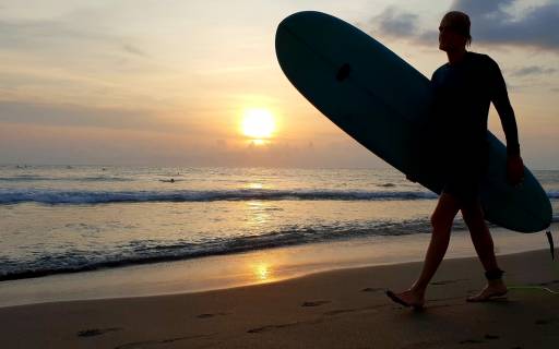 Canggu, Catch Waves from Sunrise to Sunset