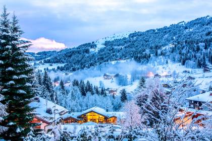 Francia, Alpes franceses, Portes du Soleil, Les Gets