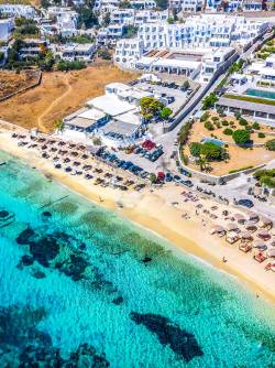 Greece, Aegean Islands, Mykonos, Agios Ioannis Diakoftis