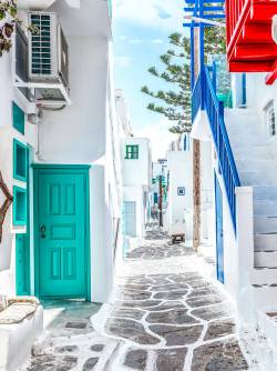 Greece, Aegean Islands, Mykonos, Chora