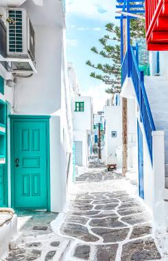 Greece, Aegean Islands, Mykonos, Chora