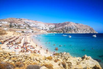 Греции, Эгейские острова, Миконос, Элия