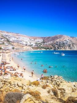 Greece, Aegean Islands, Mykonos, Elia