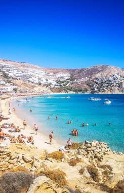 Greece, Aegean Islands, Mykonos, Elia