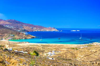 Греции, Эгейские острова, Миконос, Фтелия