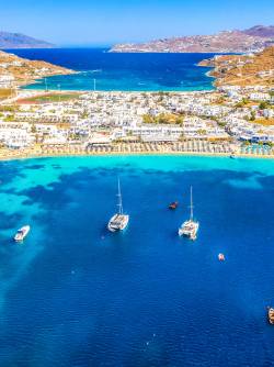 Greece, Aegean Islands, Mykonos, Ornos