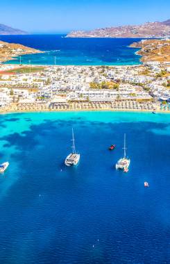 Greece, Aegean Islands, Mykonos, Ornos