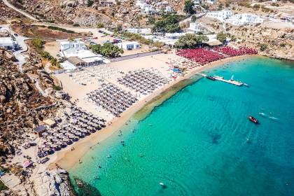 Греции, Эгейские острова, Миконос, Супер парадайс