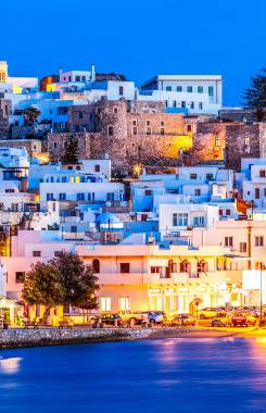Grecia, Islas egeas, Naxos, Pueblo de Naxos