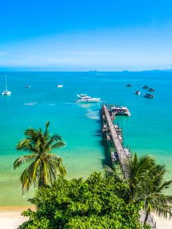 Thailand, Koh Samui, Bophut Beach, Bangrak Beach