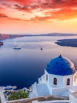 Greece, Aegean Islands, Santorini, Imerovigli