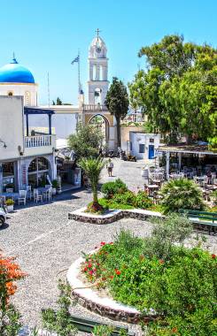 Ελλάδα, Νησιά Αιγαίου, Σαντορίνη, Μεγαλοχώρι