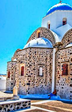 Ελλάδα, Νησιά Αιγαίου, Σαντορίνη, Μεσαριά