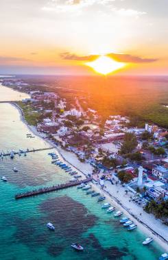 Mexico, Quintana Roo, Riviera Maya, Puerto Morelos