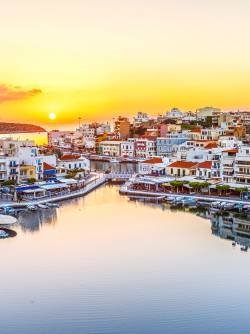 Greece, Crete, Lasithi, Agios Nikolaos