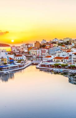 Greece, Crete, Lasithi, Agios Nikolaos