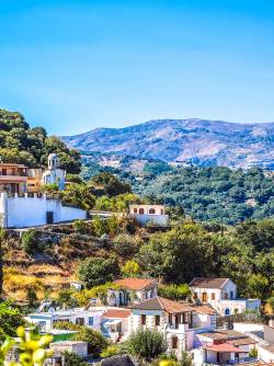 Greece, Crete, Rethymno, Argyroupoli