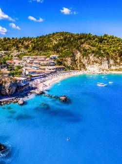 Greece, Ionian Islands, Lefkada, Lazarata