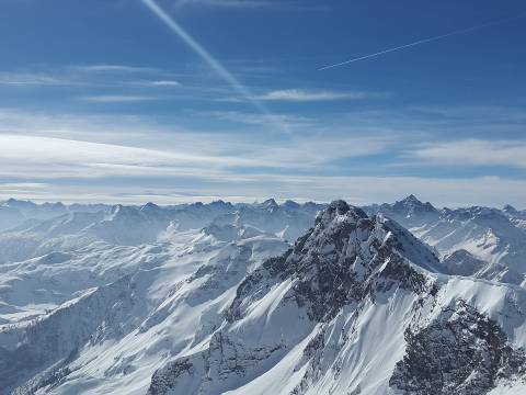 Landscape of French Alps