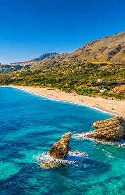 Griechenland, Kreta, Rethymnon, Triopetra