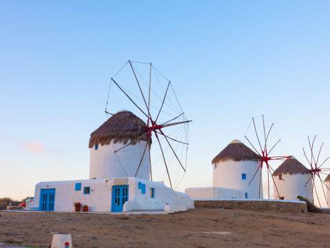 Landscape of Mykonos