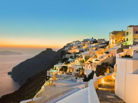 Landscape of Santorini