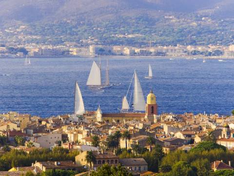 Landscape of Saint Tropez