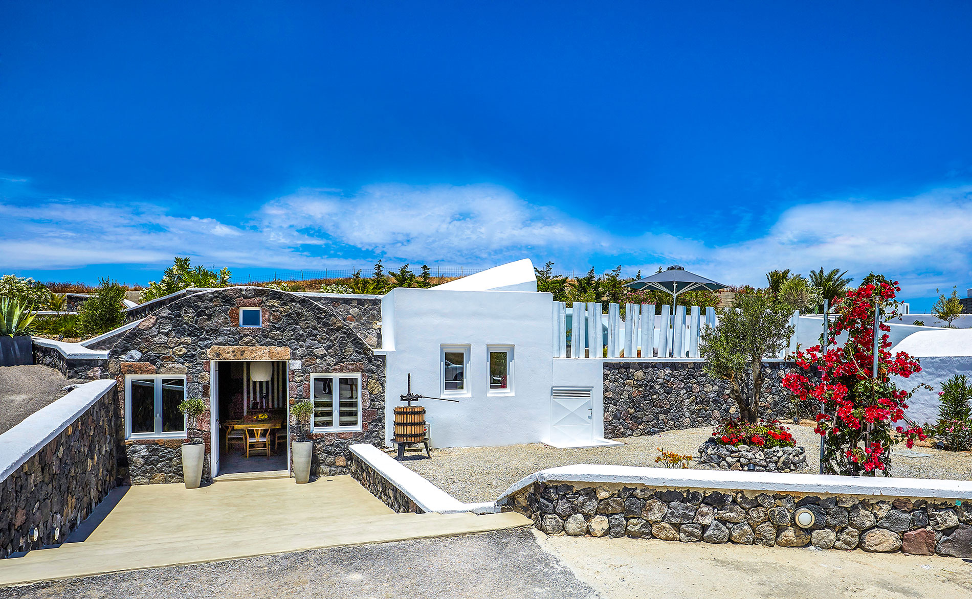 Cave Stone Villa at Amor Villas Santorini