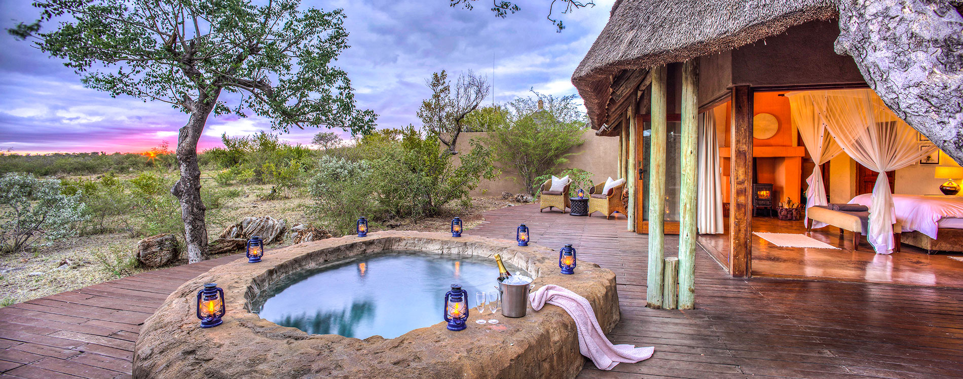 Luxury Private Chalet at Rhulani Safari Lodge