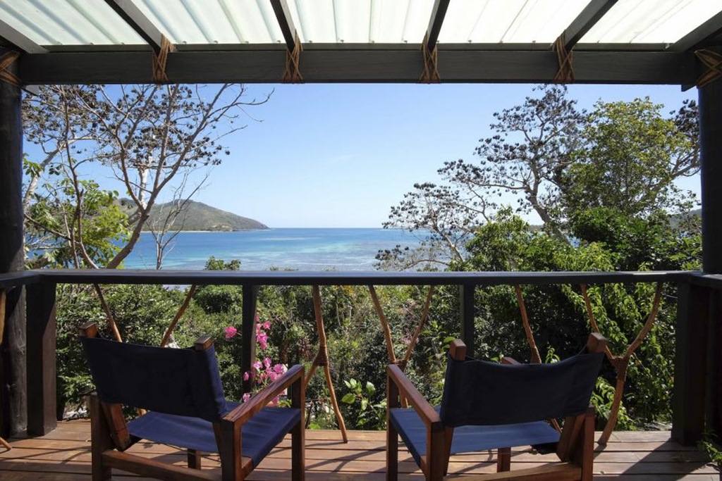 Traditional Tree Top Bures at Nanuya Island Resort