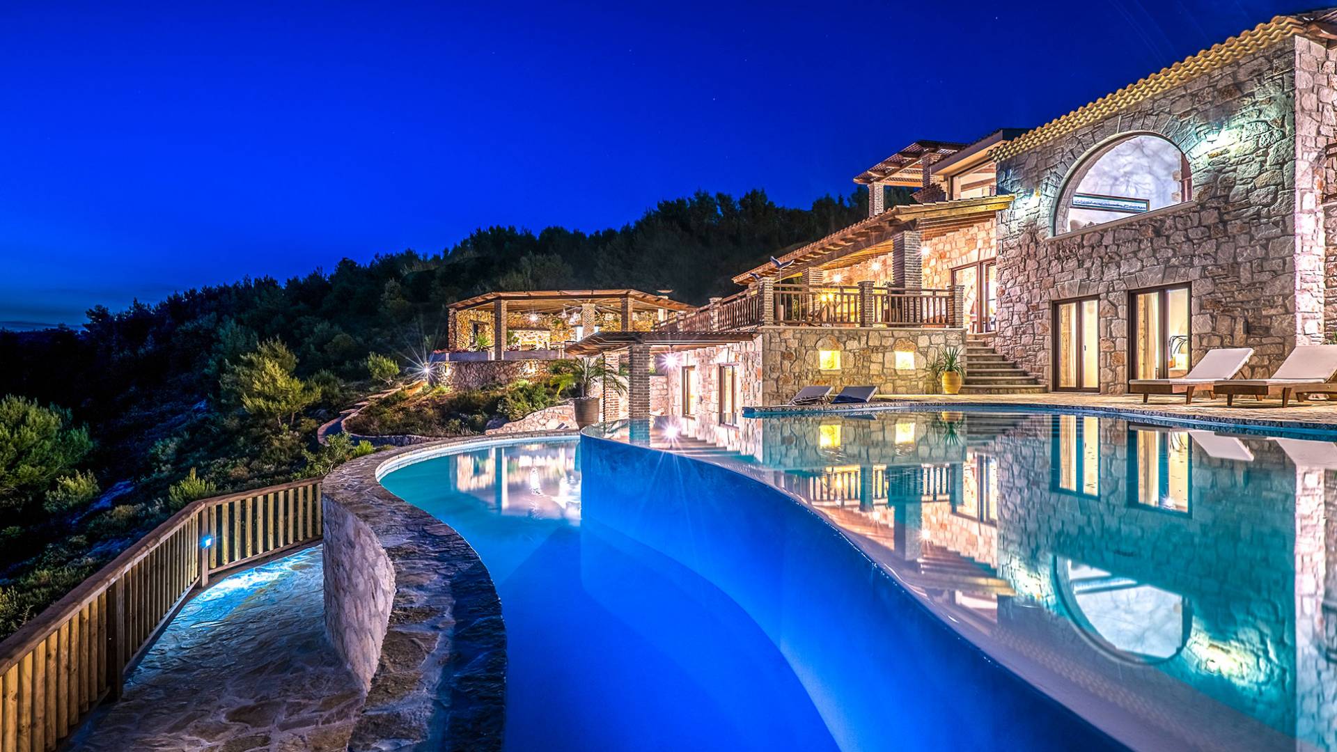 Amara villas. Виллы Греции традиционный стиль. Villa 31