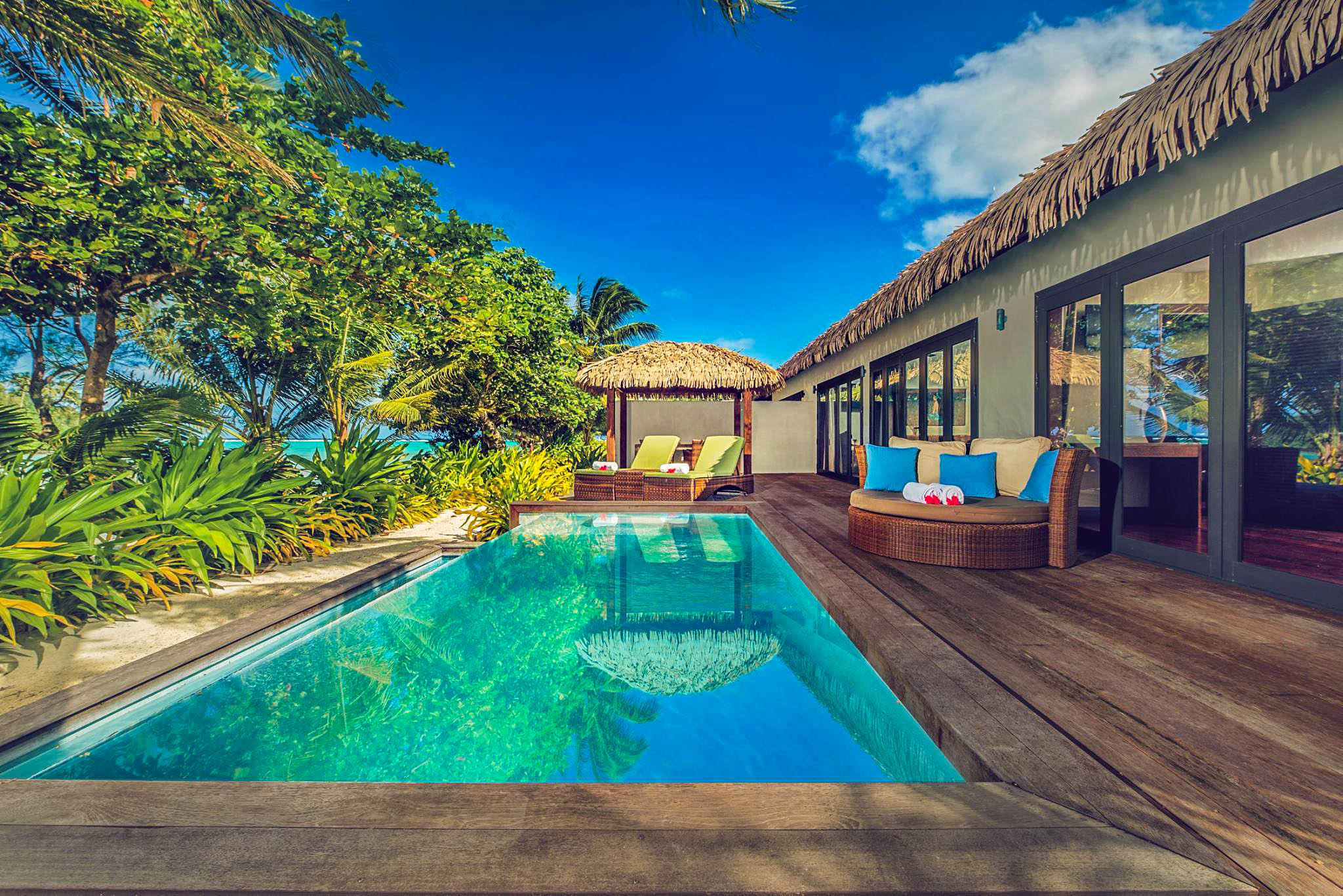 3 Bedroom Beachfront Are at Nautilus Resort Rarotonga